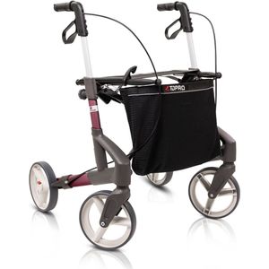 TOPRO Troja Original Lichtgewicht Rollator - Rood Small