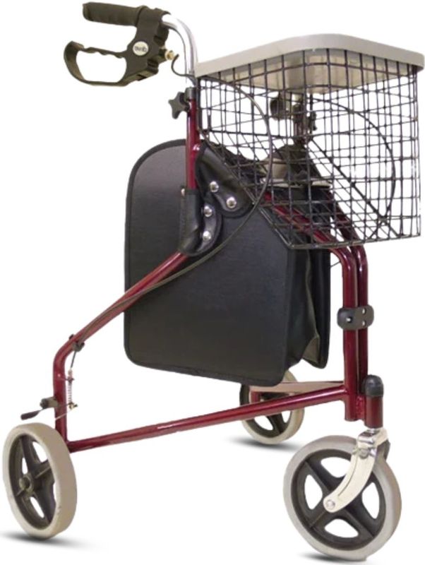 Drive - TRI Walker - Rollator - Rood - Driewieler