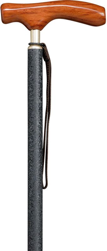 Wandelstok Gastrock Aluminium Washi Step-FRITZ Zwart