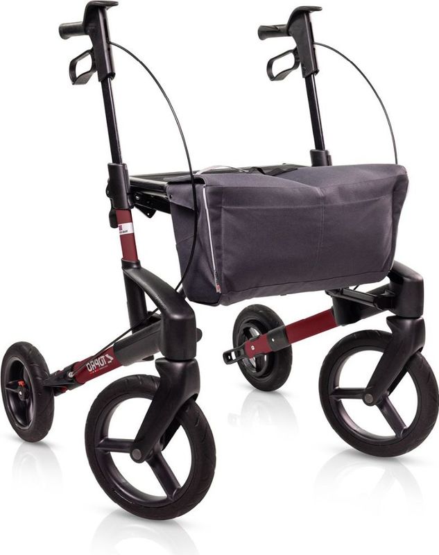Topro Olympos ATR Rollator Black Series – Rood M