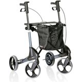 TOPRO Troja Neuro Rollator met Omgekeerd Remsysteem (RBS) - Grijs Small