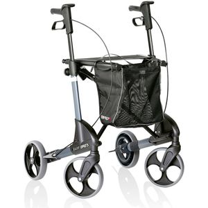 TOPRO Troja Neuro Rollator met Omgekeerd Remsysteem (RBS) - Grijs Small