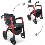 Rollz Motion Performance rollator en rolstoel - Rood M