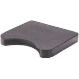 Universele Scootmobiel Plateauverhoger / Treeplankverhoger 5 cm &ndash; Zwart