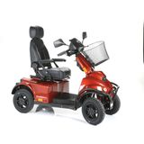 Scootmobiel Mini Crosser X2 4 wiel rood