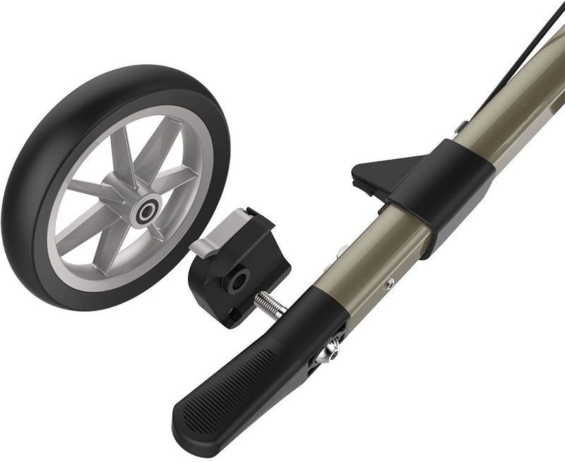 Sleeprem voor Rehasense rollators - Set van 2 zachte wielen en remmen