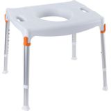 Able2 - Atlantis Toiletstoel - Lichtgewicht - Kunststof - Aluminium Frame