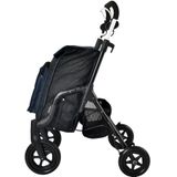 MultiMotion Rollator Shopper Boodschappenrollator - denim/zwart