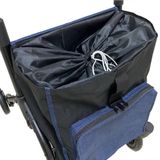 MultiMotion Rollator Shopper Boodschappenrollator - denim/zwart