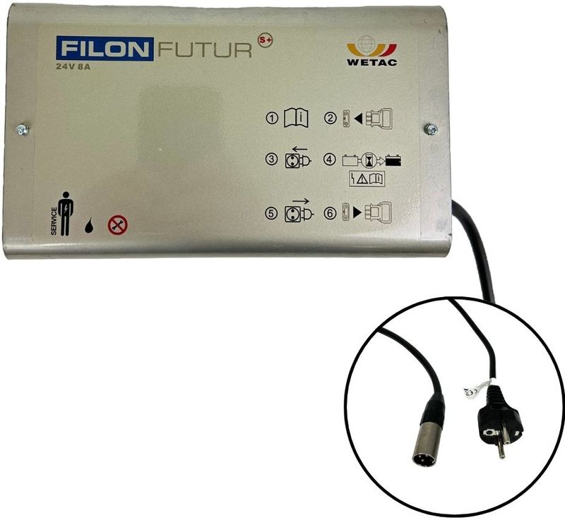 Wetac Filon Futur 24V 8A Scootmobiel Oplader – Gebruikt