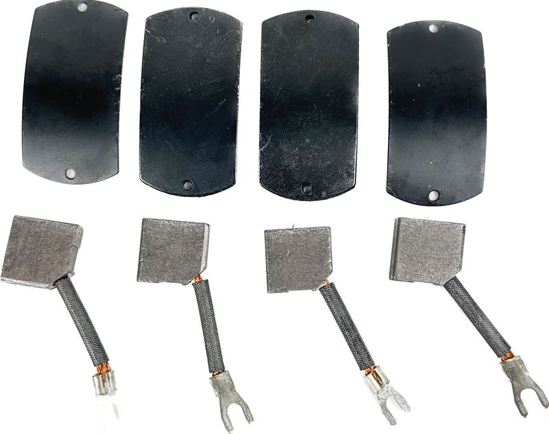 Koolborstel set Sterling S700 met afdekplaatjes origineel