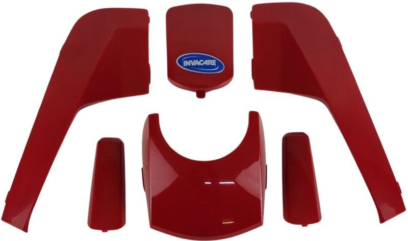 Invacare Scootmobiel accentkleur kapdelen - Carnet Red