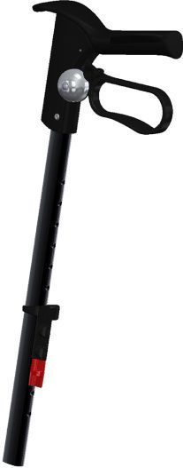 TOPRO Duwstang Compleet met Handvat en Bel - 25 mm