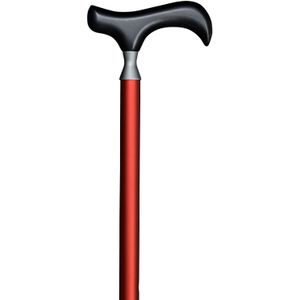 Wandelstok Gastrock Aluminium Physio Step-DERBY Rubin Rot