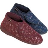 Pantoffels Betsy - blauw, dames maten 36 -42