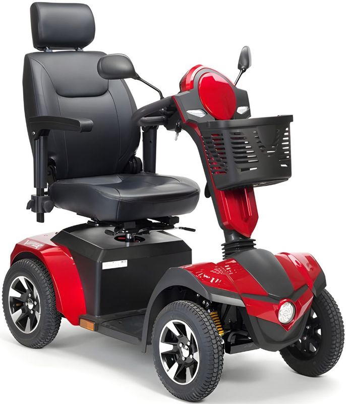 Scootmobiel Mercurius 4 LTD rood