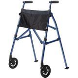 Looprek met 2 wielen blauw