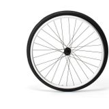 Vermeiren Verso wielset 24" inch zwart + bev matriaal massief