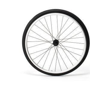 Vermeiren Verso wielset 24" inch zwart + bev matriaal massief