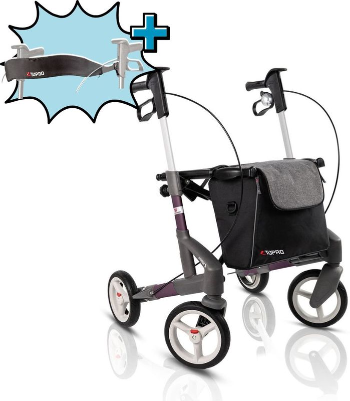 rollator TOPRO Troja 5G purper small