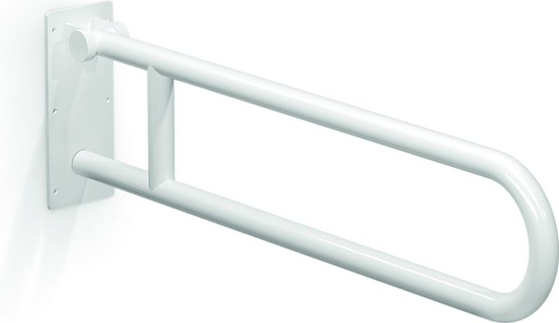 Toiletbeugel opklapbaar 76.5cm wit