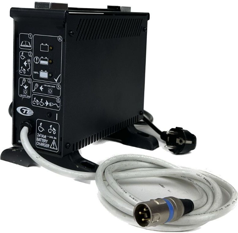 Acculader scootmobiel 24v 8ah CTE Corp - Nieuw