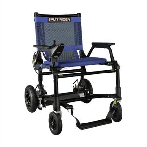 SplitRider Black edition - Elektrische Rolstoel - Zwart/Blauw