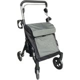 MultiMotion - Rollator Shopper - Grijs/Zwart - Boodschappenrollator