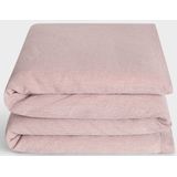 Yumeko kinderdekbedovertrek gewassen linnen roze chambray 100x135