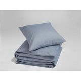 Yumeko overtrekset katoen TENCEL™ blauw chambray 140x220 + 1/60x70 - Biologisch & ecologisch