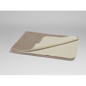 Yumeko deken wol beige melange 150x220