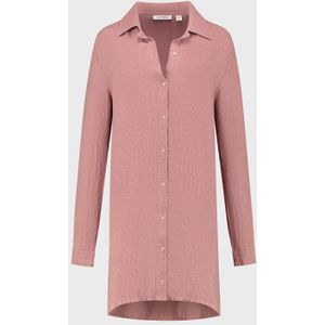 Yumeko Blouse Gewassen Linnen M Roze - Eco, Bio & Fairtrade