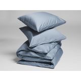 Yumeko overtrekset katoen satijn faded blauw 200x220 + 2/60x70 - Bio, eco & fairtrade