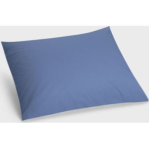 Yumeko kussensloop percal serene blauw 50x60 - Bio, eco & fairtrade - 1 stuk