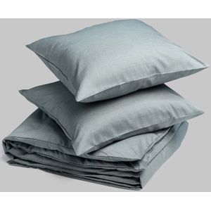 Yumeko overtrekset katoen TENCEL™ groen chambray 240x220 + 2/60x70 - Biologisch & ecologisch