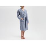 Yumeko kimono badjas gewassen linnen dusk blauw s