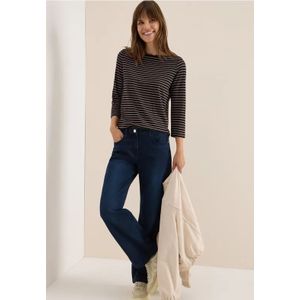 Cecil - Gestreept Shirt - Blauw - Dames - 3/4-mouwen