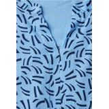 Cecil - B322755 - T-shirt - Lichtblauw - Tunieklook - Dames
