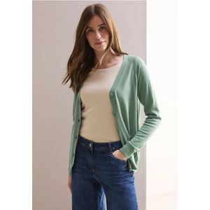 Cecil Dames V-hals vest in Groen, Gr: XXL