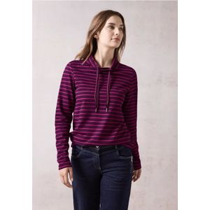 Cecil Dames Shirt met grote kraag in Pink, Gr: XXL