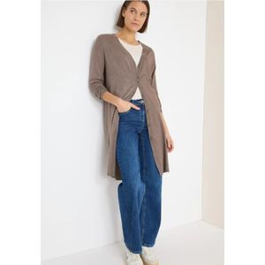 Cecil Dames Lang vest in Bruin, Gr: L