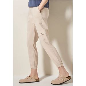 Cecil - Cargobroek - Beige - Dames - Lichtgewicht - Loose Fit