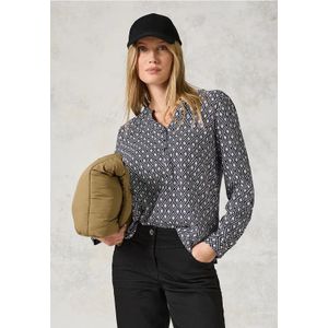 Cecil Dames Bedrukte blouse in Grijs, Gr: XS