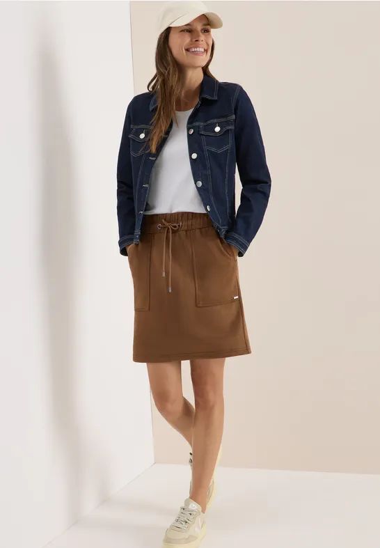 Cecil - Velours Rok - Bruin - Dames