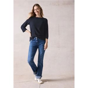 Cecil Dames Gestructureerd overhemd in Blauw, Gr: XS