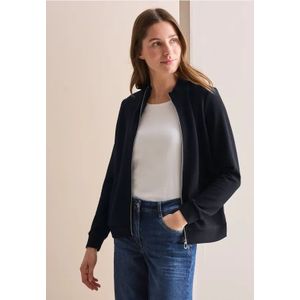 Cecil Dames Jas met opstaande kraag in Blauw, Gr: XS