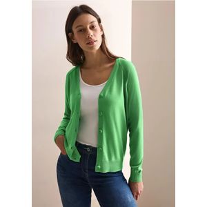 Cecil Dames V-hals vest in Groen, Gr: XXL