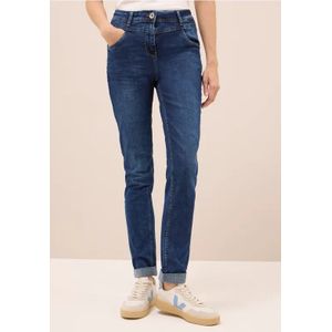 Cecil Dames Slim Fit jeans in Blauw, Gr: 25