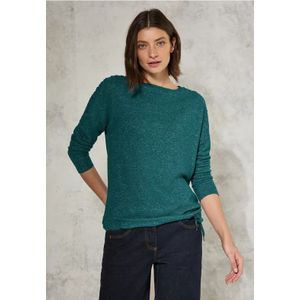 Cecil - B322492 - T-shirt - Petrol Groen - Lange Mouwen
