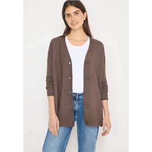 Cecil Dames Vest met knoopsluiting in Bruin, Gr: L